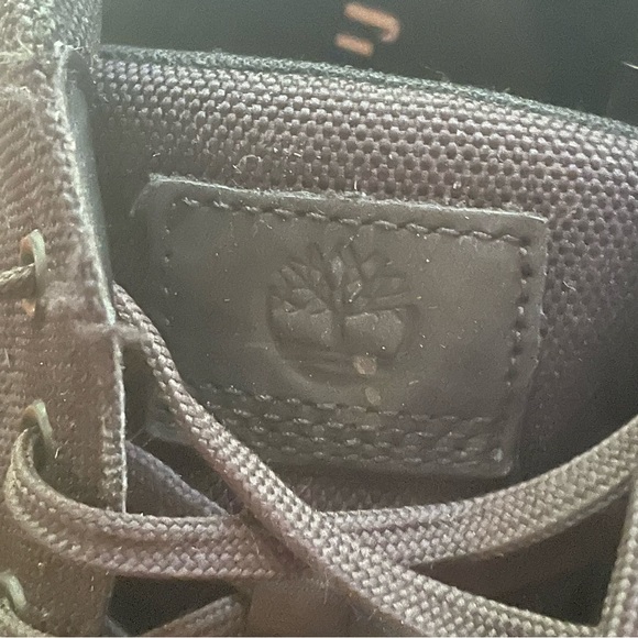 Timberland Davis Square Mid Top Chukka Sneakers Blackout Men’s 12 Leather Nubuck - Picture 10 of 12